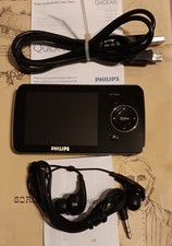 MP3 player de mídia digital Philips GoGear (8GB) preto. Testado, assume a carga comprar usado  Enviando para Brazil