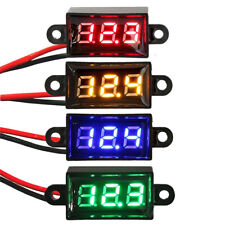 Voltímetro display LED digital verde medidor de tensão painel medidor carro motocicleta, usado comprar usado  Enviando para Brazil