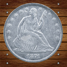 1871 seated liberty for sale  USA