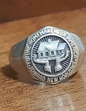 Anello argento college usato  Aprilia
