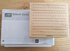 Stampin stempelblock school gebraucht kaufen  Kerken