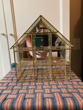 Vintage brass glass for sale  Jefferson