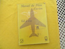 Manuel pilote avion d'occasion  Saint-Laurent-de-la-Cabrerisse