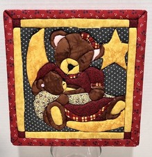 Kit mágico de colcha feito à mão para mamãe e bebê urso 12"X12" lindo comprar usado  Enviando para Brazil