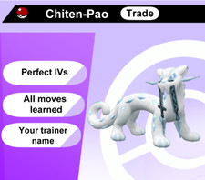 Chien-Pao 6 IV para Pokemon escarlate/violeta comprar usado  Enviando para Brazil