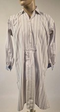 Usado, CAMISA DE TRABALHO FRANCESA LISTRADA ROXA MASCULINA ANTIGA COM PUNHOS LISTRADOS comprar usado  Enviando para Brazil