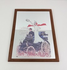 Miroir vintage sérigraphié d'occasion  Benfeld