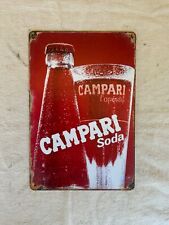 Insegna metallo campari usato  Settingiano