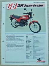 Honda cb125t super for sale  LEICESTER
