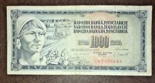 Jugoslavia 1000 dinar usato  Italia