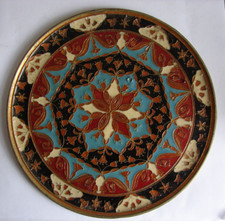 Assiette décor cuivre d'occasion  Achiet-le-Grand