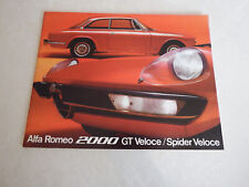 Ancienne brochure alfa d'occasion  France