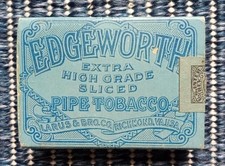 Edgeworth cardboard tobacco for sale  Grand Blanc