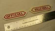 Usado, Adesivo de feltro oficial e vôlei 1,25" X 4,25 cada excelente forma comprar usado  Enviando para Brazil