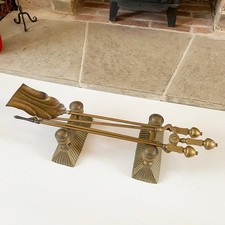Antique fireside brass for sale  BROMLEY