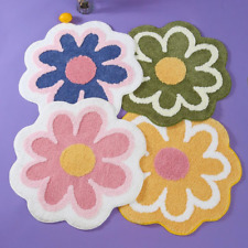 Tapete de pelúcia super macio antiderrapante tapete de flores tapete de cabeceira comprar usado  Enviando para Brazil