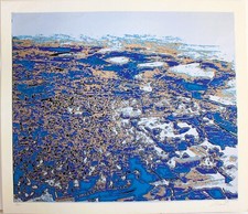 Vintage abstract serigraph for sale  Homestead