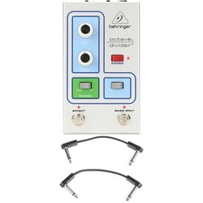Pedal de efeitos divisor de oitava Behringer com cabos de remendo EBS comprar usado  Enviando para Brazil
