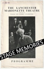 1952 Lanchester Marionette programa de teatro Waldo Lanchester boneco Stratford comprar usado  Enviando para Brazil