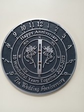 Aluminum happy anniversary for sale  Oneida