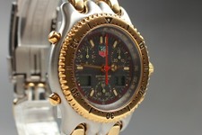 *QUASE PERFEITO+++* TAG Heuer CG1122-0 SEL S/EL cronógrafo SENNA SS FOLHEADO A OURO 18k comprar usado  Enviando para Brazil