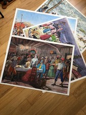 Vintage lot affiches d'occasion  Trilport
