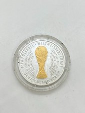 Moeda de prata da Copa do Mundo FIFA Alemanha 2006 com troféu dourado, colecionável, usado comprar usado  Enviando para Brazil