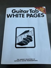 Guitar tab white for sale  ASCOT