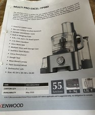 Kenwood mixer food for sale  KILMARNOCK