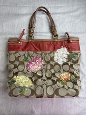 Coach canvas flower for sale  West Palm Beach