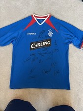 Signed rangers shirt for sale  FOLKESTONE