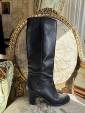 Vintage black leather for sale  PENARTH