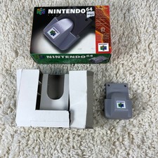 Nintendo 64 N64 Rumble Pak cinza NUS-013 FABRICANTE DE EQUIPAMENTO ORIGINAL na caixa comprar usado Nintendo 64 N64 Rumble Pak cinza NUS-013 FABRICANTE DE EQUIPAMENTO ORIGINAL na caixa comprar usado  Enviando para Brazil