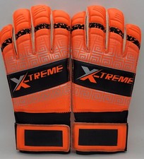 Luvas de Goleiro X-Treme em Bolsa de Armazenamento, Laranja Neon, Tamanho 9 Novas comprar usado  Enviando para Brazil