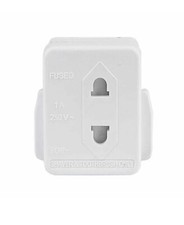 Shaving plug adapter for sale  ASHFORD