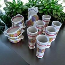 Rare service faïence d'occasion  Fourmies