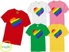 Lgbt heart shirt for sale  MANCHESTER