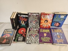 VC Andrews 11  Hardcover Books PETALS IN WIND RUBY DAWN RAIN FALLEN HEARTS MORE, usado comprar usado  Enviando para Brazil