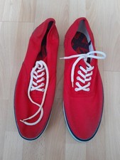 Mens red canvas for sale  BLACKPOOL
