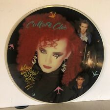 Culture Club Waking Up with the House on Fire Picture Disc LP Album 1984 VG+ comprar usado  Enviando para Brazil