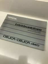 Betriebsanleitung toyota celic gebraucht kaufen  Köln