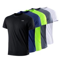Camiseta De Compresión De Deportes Para Hombres Camisa De Manga Corta Deportiva comprar usado  Enviando para Brazil