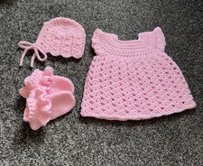 Handmade pink crochet for sale  ST. HELENS