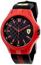 Relógio Scuderia Ferrari 0830287 masculino preto/vermelho Pit Crew pulseira de silicone mostrador 43mm comprar usado  Enviando para Brazil