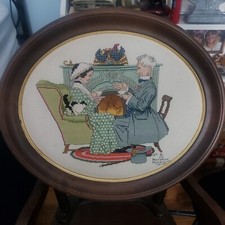 Crossstitched norman rockwell for sale  Howell