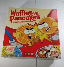 Jogo de tabuleiro Waffles vs Pancakes diversão em família completo bom, usado comprar usado  Enviando para Brazil