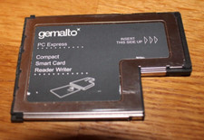 Gemalto smart card for sale  CHELTENHAM