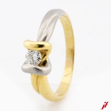 Solitärring 18k gold gebraucht kaufen  Düsseldorf