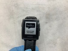 Smartwatch Pebble Steel 401B + pulseira de aço inoxidável TOTALMENTE FUNCIONANDO comprar usado  Enviando para Brazil