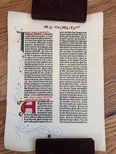 Scroll gutenberg bible for sale  Saint Peters